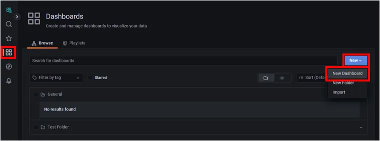 New Dashboard menu in Lagoon console